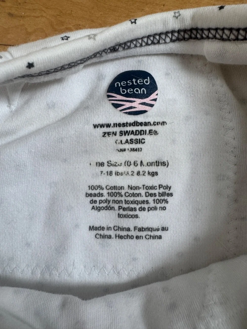 nested bean swaddles